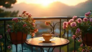 Sunset Serenity: Chill Tea Jazz Music for a Relaxing Afternoon on Your Balcony.