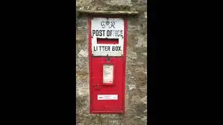 Red post box Kettlewell