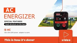 AC Electric Fence Energizer-LFL101-1#electricfencing #cattlefarm #farming #diy #garden #farming