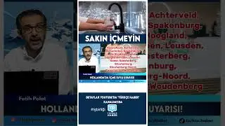 🚱 Hollanda&rsquo;da Binlerce Haneye Su Uyarısı! Musluk Sularını Kaynatmadan İ&ccedil;meyin! 🇳🇱