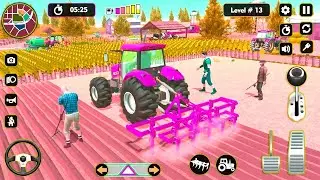 Modern Tractor farming Driving Simulator 3D New Tractor Game Android Gameplay #games #gaming 