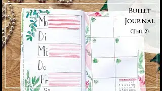 Bullet Journal März 2024 -  Teil2 #BulletJournal -  Plan with me - Pflanzenliebe