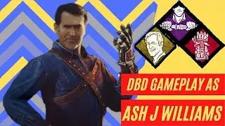 First Time Playing ASH Evil Dead Series in Dead By Daylight HIGHLIGHTS