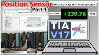 WinCC Explorer V7.5  connect with PLC S7-300 via MPI cable  and position sensors