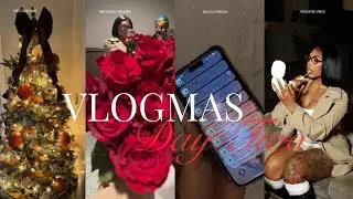 VLOGMAS DAY TWO | I&rsquo;m CONFUSED | Putting Up the Tree | Black Friday Sale | Gift Wrapping. 
