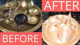 #temple,#cleanpujautensils, How to clean Puja utensils|पूजा के बर्तन को बनाये नए जैसा|How to clean