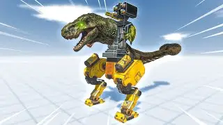 BIKIN DINOSAURUS KAWIN SILANG YOK | Animal Revolt Battle Simulator