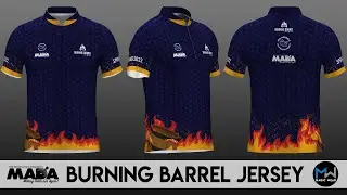Mid America Dart Association & Burning Barrel League Jersey | Provide Your Own Artwork