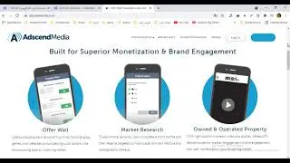 انشاء حساب adscendmedia للربح من offer wall حصريا