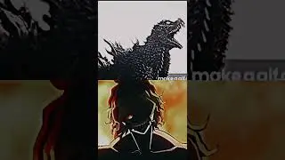 Godzilla In hell vs anime#edit #anime#godzilla
