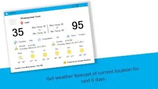 Google Weather Forecaster | VB.NET/C# | No API | with Source Code