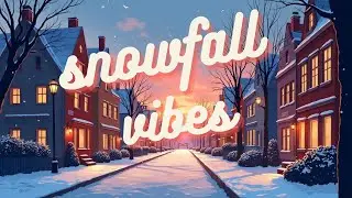 Chill Jazz Lo-Fi Hip Hop Beats | Copenhagen Street Sunset & Snowfall Vibes 🎷❄️