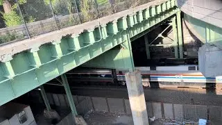 Amtrak LSL Train #48 + Ethan Allen Express Train #290 Passing Under West 72nd Street: (05/27/2023)