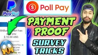 Poll Pay App Payment Proof & Trick | Best Survey Apps to Make Money | New PAYPAL Earning Apps 2022