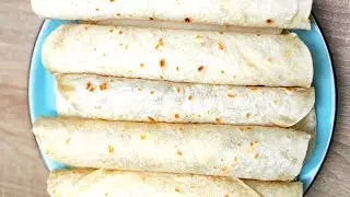 WRAPS 100% MAISON ! RECETTE FACILE ET RAPIDE DE PAIN TACOS MAISON &bull; Recette Ramadan 🌙