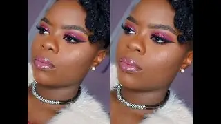 PINK GLITTER VIBES - ABH MODERN RENAISSANCE PALETTE (DEEPER SKIN TONE SWATCH)