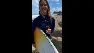What do Olympic surfers do on a day off?