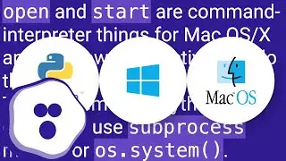 Open document with default OS application in Python, both in Windows and Mac OS