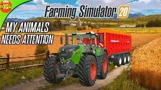 My Cows and Sheep Need Food | Farming Simulator 20 Timelapse Gameplay, fs20