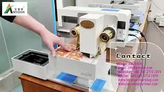 AMD8025D Digital Hot Foil Printer for Gift Box Tote Paper Bag Candy Storage Packaging Boxes