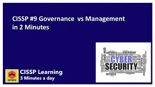 CISSP #9 Governance  vs Management in 2 Minutes