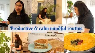 Productive Morning to Afternoon Vlog - Slow and mindful living - Special Daal