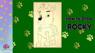 How to draw Rocky from PAW Patrol [For Kids] #howtodraw #artbykids