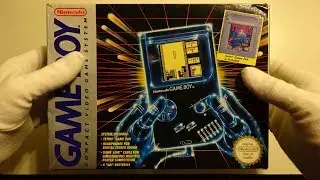 UnBoxingBoxes | ORIGINAL GAME BOY Unboxing | GameBoy compact Video Game System 89` (ASMR)