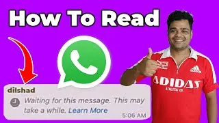 How To See Waiting for this message Whatsapp | How To Read Waiting for this message Whatsapp