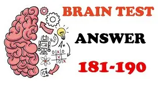 Brain Test. Level 181 - 190 #games #braintest #hobbies