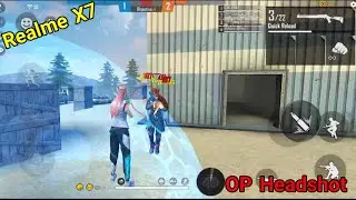 Realme X7 Free Fire Gameplay Test 6GB Ram 128GB Storage | Mediatek Dimensity 800U Gaming Review