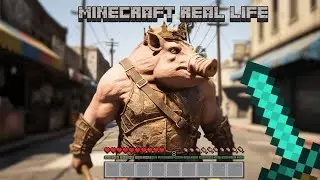 Minecraft Dungeons Ultimate  Comparison with Real Life | Minecraft IRL