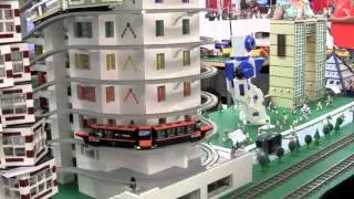 Longest LEGO Monorail - at BrickFair NE 2013