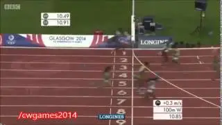 Women's 100m Final | Commonwealth Games 2014