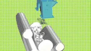 Shandong Kaitai Tumble Belt type shot blasting machine DEMO