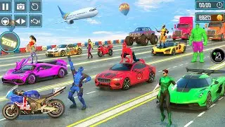 Super hero Mega Ramp GT Car Stunts 😱 | Extreme Sport Car Racing 3D Android Gameplay 