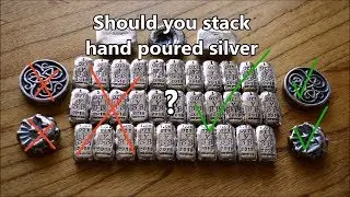 Should you stack Hand Poured Silver?