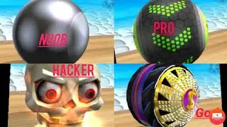 *NOOB* /VS/ *PRO* /VS/ *HACKER*/VS/ *GOD*   GOING BALL