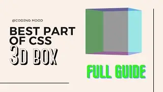3d box with html and css only!!