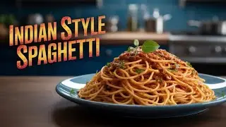Indian Tadka Spaghetti - A Fusion Pasta Recipe