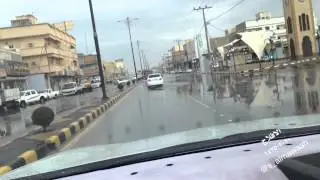 امطار الافلاج صباح اليوم السبت ١٠-٣-١٤٣٥هـ
