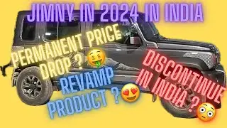 Suzuki Jimny in 2024 in Indian market. Permanent price cut? Discontinue in India? Revamp it ?