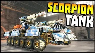 Crossout - Scorpion Tank! Dual Railgun (Crossout Gameplay)