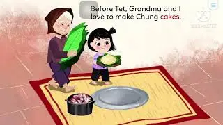 Make Chung Cake|| Tet|| english story