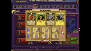 Wizard101-Opening Keepers Lore Pack lvl 100