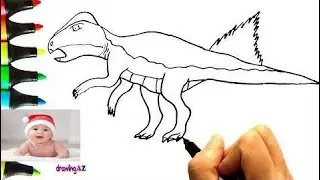 Archaeoceratops Dinosaur Coloring Tutorial and How to Draw Coloring Archaeoceratops 🌌   #part 75