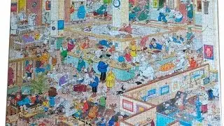 Puzzle Jumbo 1000 Jan Van Haasteren, Get well soon! 01650