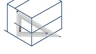 DESENHO TÉCNICO: PERSPECTIVA ISOMÉTRICA COM ESQUADRO 60º