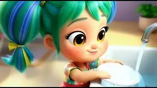 BebeToon | Baby Runs Into a Magical Place #shorts #viral #shortvideo #youtubeshorts #song #trending