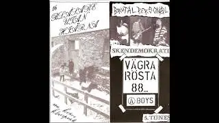 16 Blåsare Utan Hjärna/ Brutal Personal  (FULL 7´´‎SPLIT 1991)